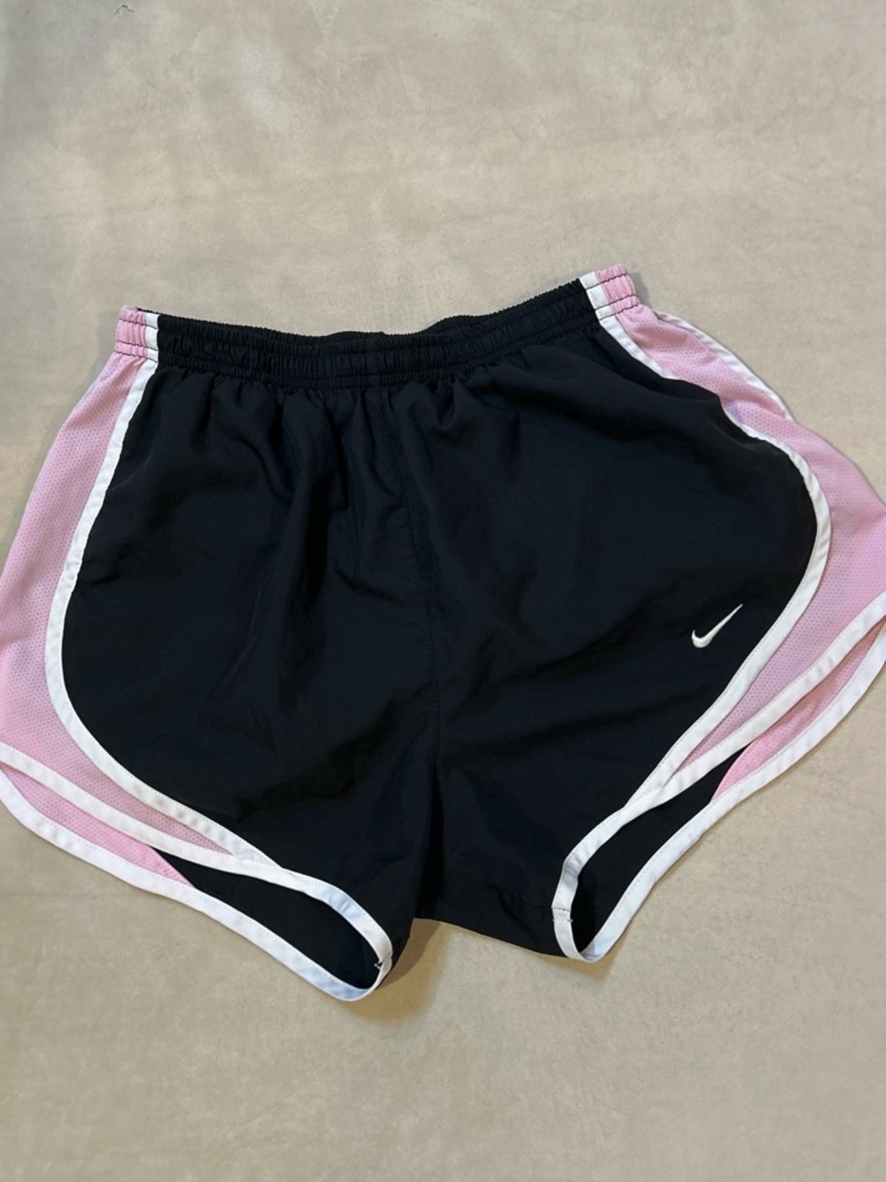 Nike Women’s Black & Pink Athletic Dri-FIT Shorts